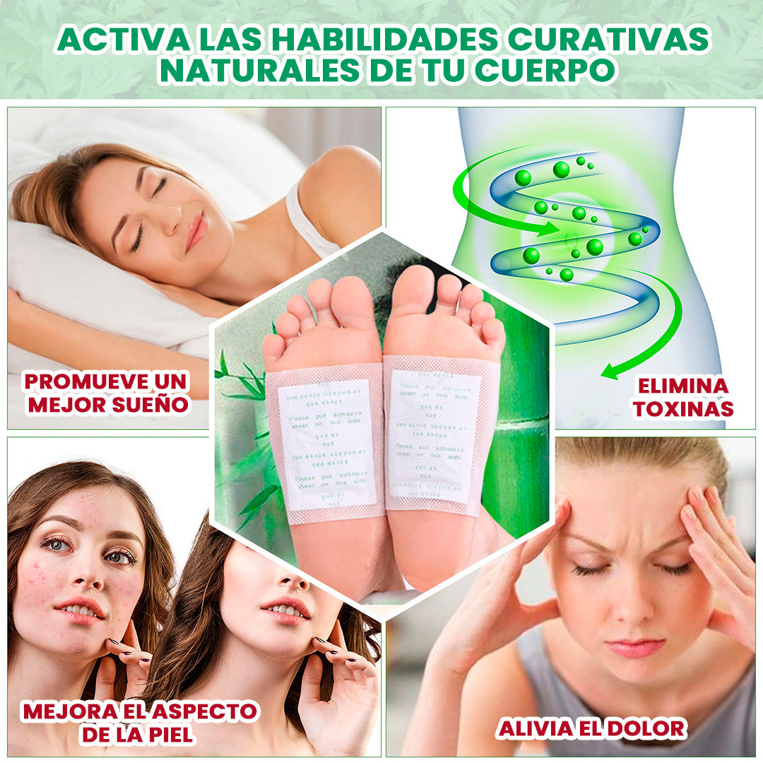 PARCHE NATURAL DETOX / CAJA X 10 UNDS